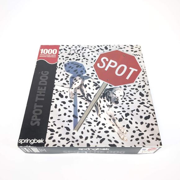 An Authentic Springbok 1000 Interlocking Piece "Spot The Dog" Jigsaw Puzzle -GUC - Picture 3 of 11